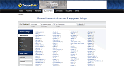 Desktop Screenshot of classifieds.tractorbynet.com